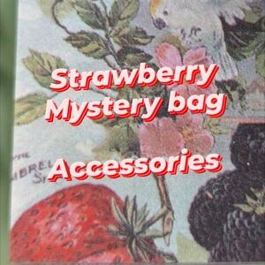 Strawberry things Only bundle jewelry makeup novelty pens stationary